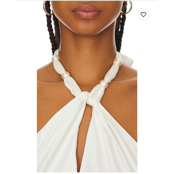 NWT Generation Love Bea Halter Maxi Dress White size Small - Picture 4 of 9